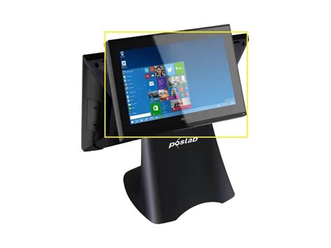 POSLAB - 10.1'' PCAP Touch Panel; Intel Celeron N3350; with stand;4GB DDR3L RAM/ 128GB eMMC; 60W